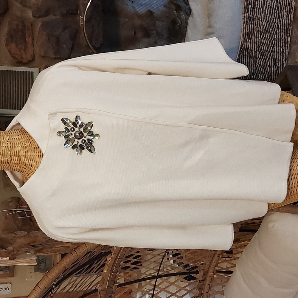 Womens Jeweled Smock